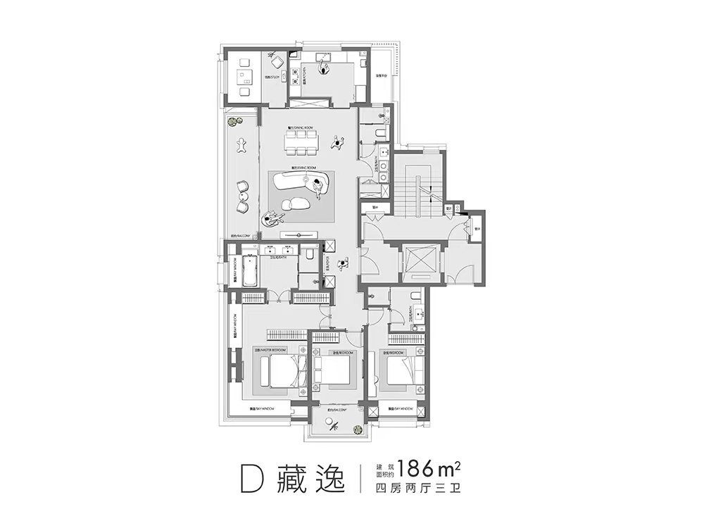 万科·璞拾胥江㎡